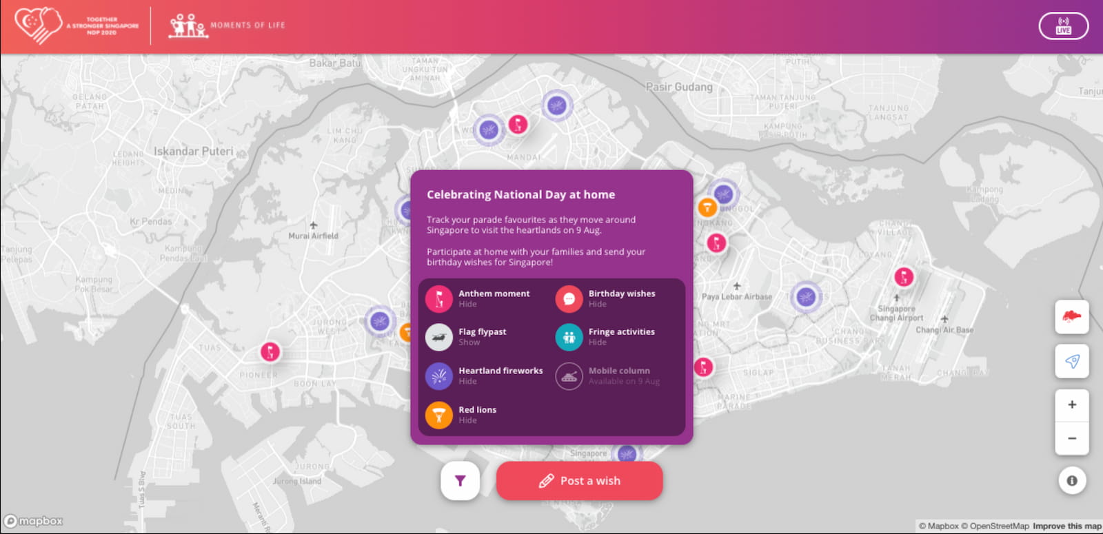 NDP2020 Interactive Map