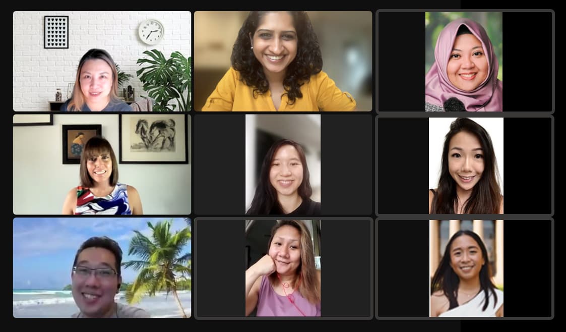 Women in (Gov)Tech 2021/2022 executive committee members